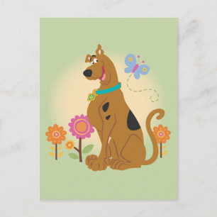 Scooby-Doo Following Butterfly Briefkaart