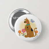 Scooby-Doo Following Butterfly Ronde Button 5,7 Cm (Voorkant /achterkant)