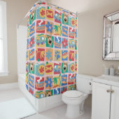 Scooby-Doo | Fun Baby Pattern Douchegordijn (In situ)