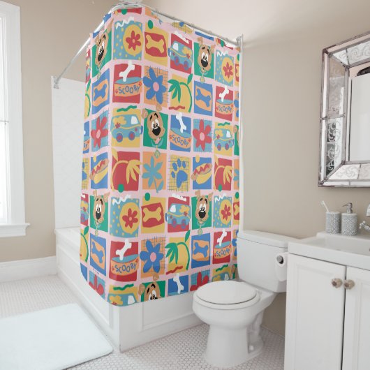 Scooby-Doo | Fun Baby Pattern Douchegordijn (In situ)