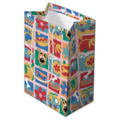 Scooby-Doo | Fun Baby Pattern Medium Cadeauzakje (Voorkant Gekanteld)