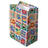 Scooby-Doo | Fun Baby Pattern Medium Cadeauzakje (Achterkant Gekanteld)
