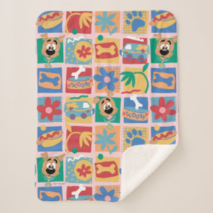 Scooby-Doo   Fun Baby Pattern Sherpa Deken