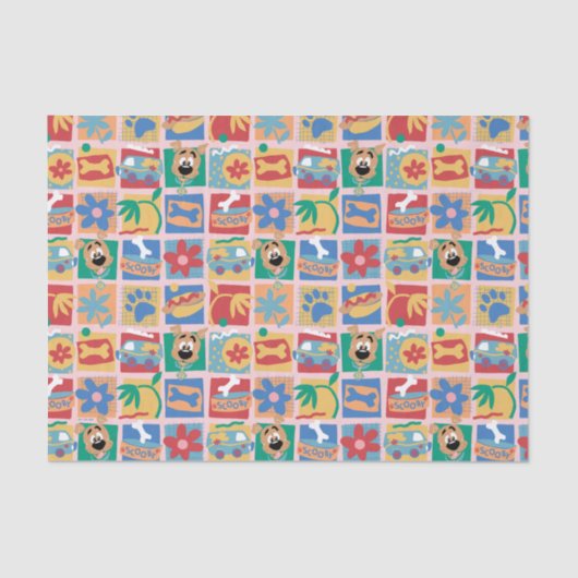 Scooby-Doo | Fun Baby Pattern Tissuepapier (Voorkant)