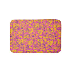Scooby-Doo Funky Flower Pattern Badmat