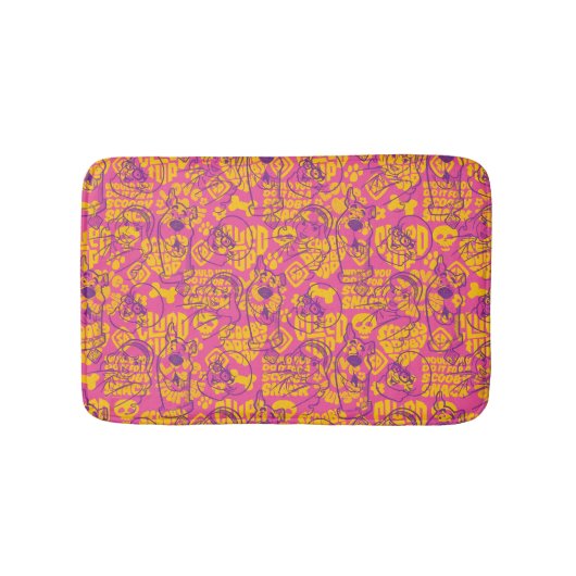 Scooby-Doo | Funky Flower Pattern Badmat (Voorkant)