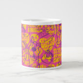 Scooby-Doo | Funky Flower Pattern Extra Grote Beker (Voorkant)
