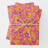 Scooby-Doo | Funky Flower Pattern Inpakpapier Vel (In situ)