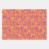 Scooby-Doo | Funky Flower Pattern Inpakpapier Vel (Voorkant)