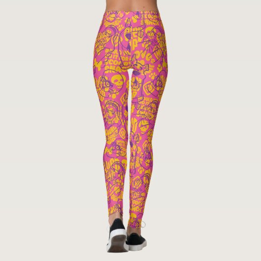 Scooby-Doo | Funky Flower Pattern Leggings (Achterkant)