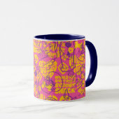 Scooby-Doo | Funky Flower Pattern Mok (Voorkant rechts)
