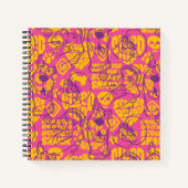 Scooby-Doo | Funky Flower Pattern Notitieboek (Voorkant)