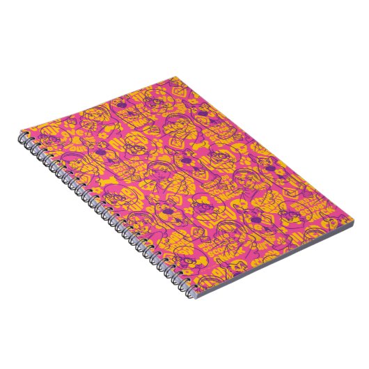 Scooby-Doo | Funky Flower Pattern Notitieboek (Rechterzijde)