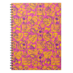 Scooby-Doo   Funky Flower Pattern Notitieboek