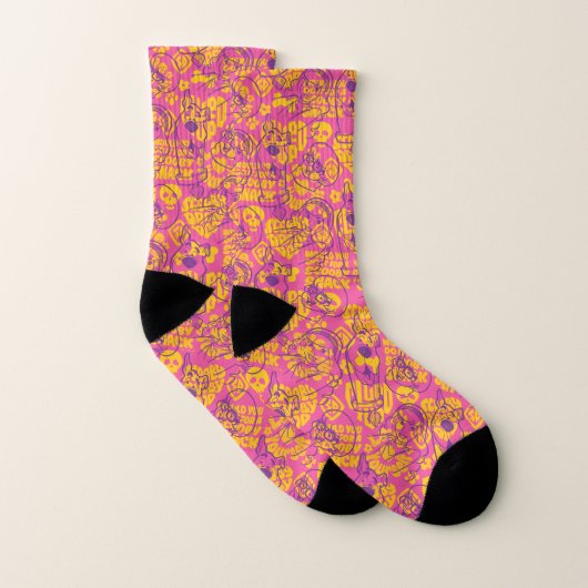 Scooby-Doo | Funky Flower Pattern Sokken (Paar)