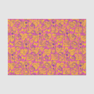 Scooby-Doo   Funky Flower Pattern Tissuepapier