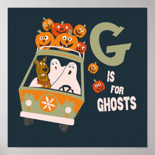 Scooby-Doo | G is voor Ghosts Poster (Voorkant)