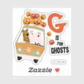 Scooby-Doo | G is voor Ghosts Sticker (Vel)