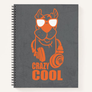 Scooby-Doo "Gekke Koele" Grafische Hoofdtelefoon Notitieboek