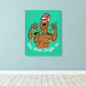 Scooby-Doo "Get Your Jingle On" Canvas Afdruk (Insitu (Houten vloer))