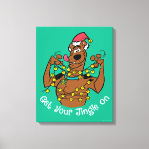 Scooby-Doo "Get Your Jingle On" Canvas Afdruk