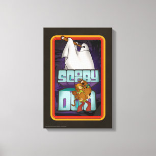 Scooby-Doo Ghost Zoekt Shaggy & Scooby Canvas Afdruk