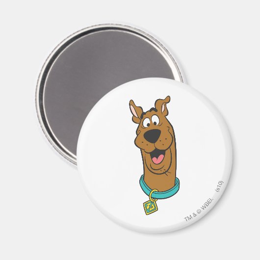 Scooby-Doo glimlachend gezicht Magneet (Voorkant / Achterkant)