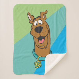 Scooby-Doo-glimlachend gezicht Sherpa Deken