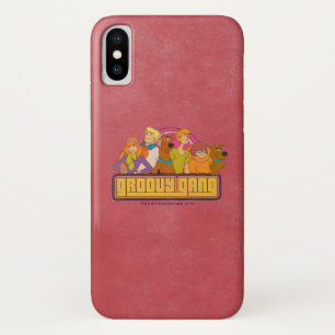 Scooby-Doo   "Groovy Gang" Retro Cartoon iPhone X Hoesje