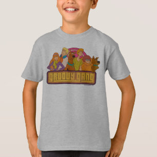Scooby-Doo "Groovy Gang" Retro Cartoon Grafisch T-shirt