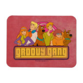 Scooby-Doo | "Groovy Gang" Retro Cartoon Magneet (Horizontaal)