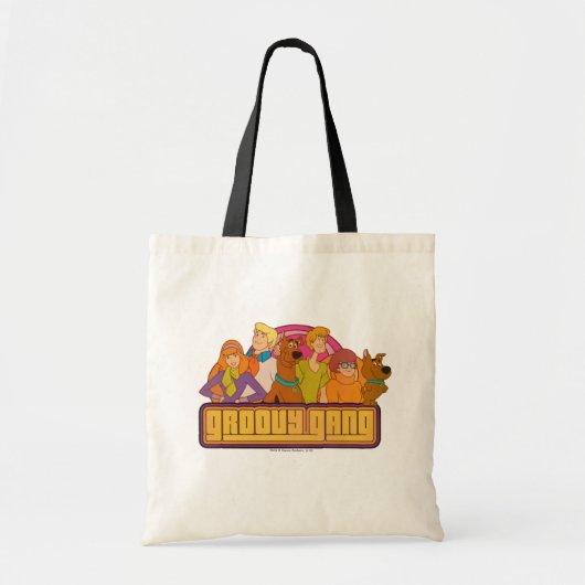 Scooby-Doo | "Groovy Gang" Retro Cartoon Tote Bag (Voorkant)