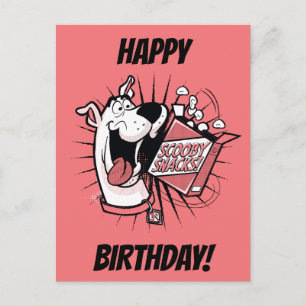 Scooby-Doo Halftone Scooby Snacks Briefkaart