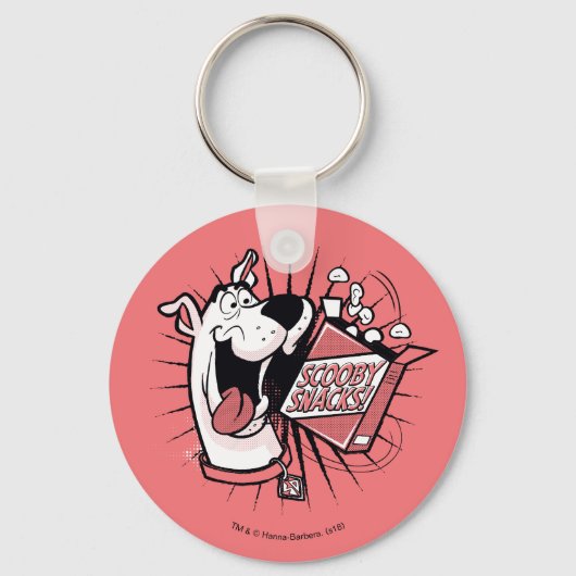 Scooby-Doo Halftone Scooby Snacks Sleutelhanger (Voorkant)