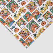 Scooby-Doo Halloween-foto's patroon Tissuepapier (Detail)