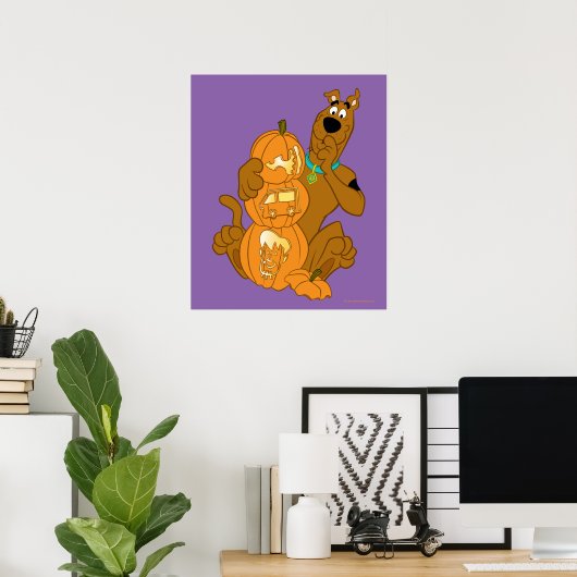 Scooby-Doo | Halloween Jack-O-Lantern Poster (Thuiskantoor)