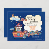 Scooby-Doo Halloween Party Kaart (Voorkant / Achterkant)