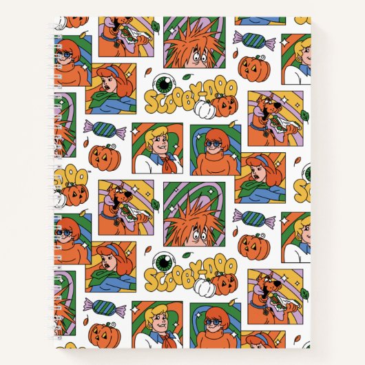 Scooby-Doo Halloween Photos Pattern Notitieboek (Voorkant)