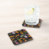 Scooby-Doo | Halloween Scooby-Doo Pattern Bier Onderzetter (Rechterzijde)