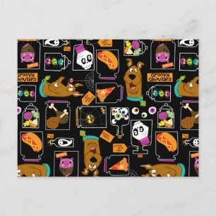 Scooby-Doo   Halloween Scooby-Doo Pattern Briefkaart
