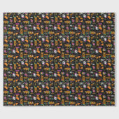 Scooby-Doo | Halloween Scooby-Doo Pattern Cadeaupapier (Vlak)