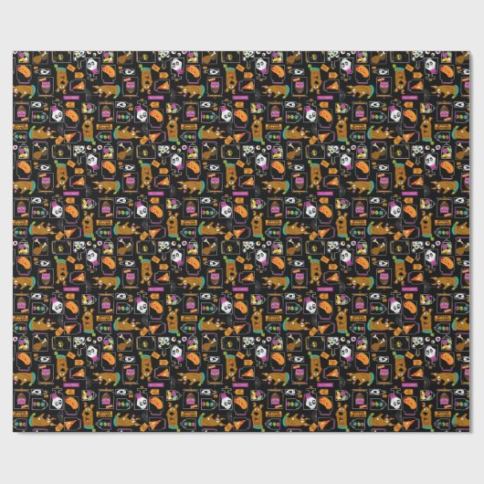Scooby-Doo | Halloween Scooby-Doo Pattern Cadeaupapier (Vlak)