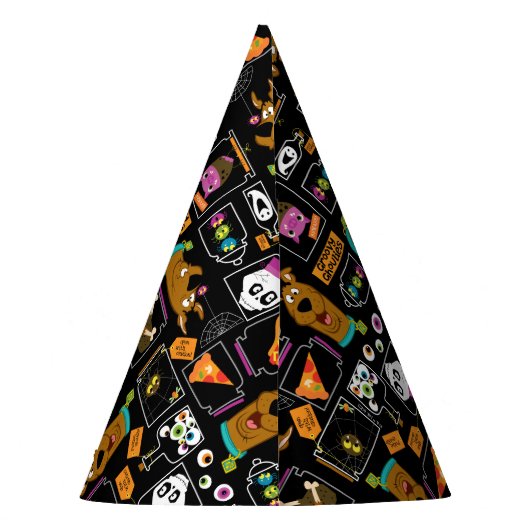 Scooby-Doo | Halloween Scooby-Doo Pattern Feesthoedjes (Achterkant)