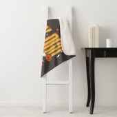 Scooby-Doo Halloween Snack Logo Sherpa Deken (In situ)