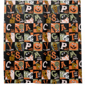 Scooby-Doo | Halloweenpatroon Douchegordijn (Voorkant)