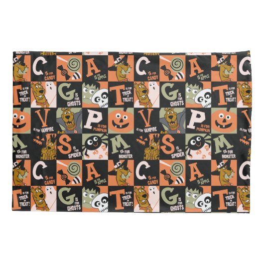 Scooby-Doo | Halloweenpatroon Kussensloop (Achterkant)