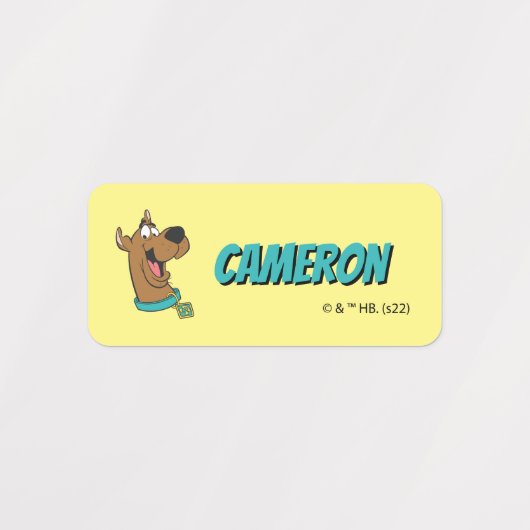 Scooby-Doo Happy Face Labels (Design 1)