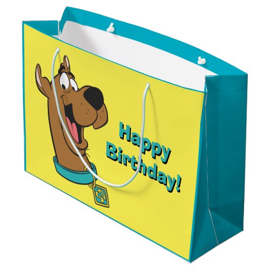 Scooby-Doo Happy Face Large Cadeautasje (Achterkant Gekanteld)