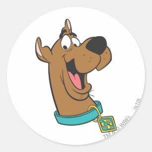 Scooby-Doo Happy Face Ronde Sticker