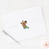 Scooby-Doo Happy Face Ronde Sticker (Envelop)